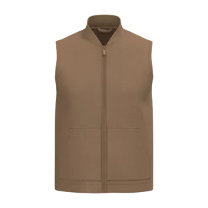Bodywarmer rembourré en sergé écoresponsable à col teddy unisexe personnalisable Native Spirit