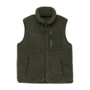 Bodywarmer écoresponsable en sherpa unisexe personnalisable Native Spirit