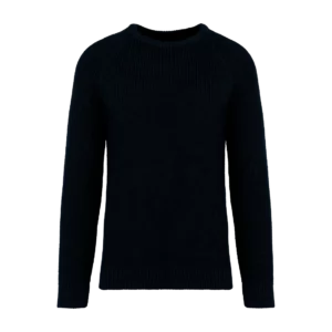 Eco-friendly men’s chunky knit jumper, customisable – Native Spirit