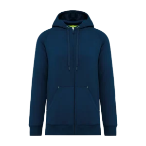 Unisex zipped fleece hoodie, customisable – PROACT