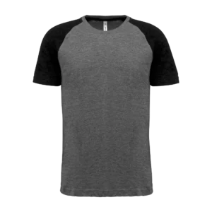 Adult Triblend two-tone sports short-sleeved t-shirt, customisable – PROACT