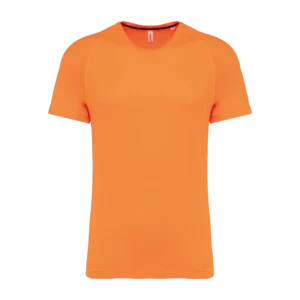 Men's recycled round neck sports T-shirt, customisable – PROACT